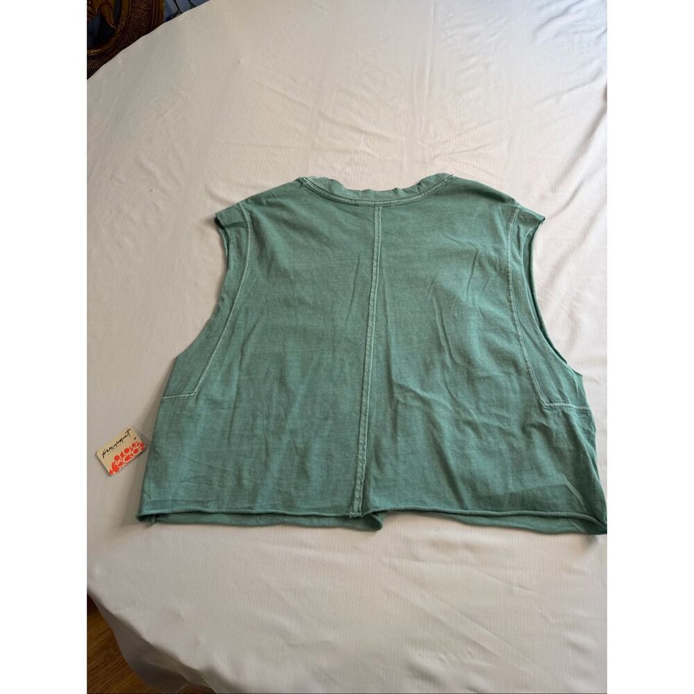 Free People Movement Women's Emerald Aura Sleeveless Inspire Tank Sz Medium - Picture 6 of 7